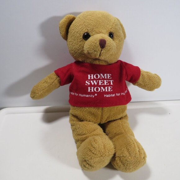 sawyer teddy bear plush for habitat for humanity home sweet home - Picture 2 of 8